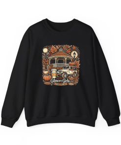 Fall Gilmore Girls Stars Hollow Jeep Sweatshirt…