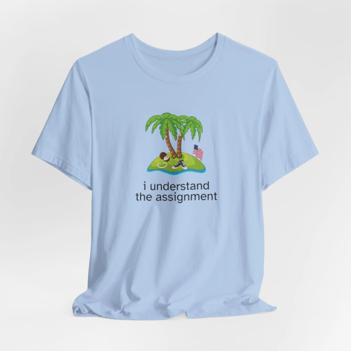 Coconut Tree I Understand the Assignment shirt | | KHive Unisex Jersey Short Sleeve Tee | Election 2024