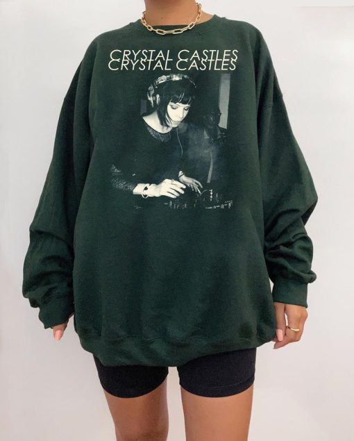 Crystal Castles Music Tour Shirt, 90s Crystal Castles Music Band Tee, Castles Alice Glass & Ethan Kath Tee, Doe Deer Song, Gift for Fans