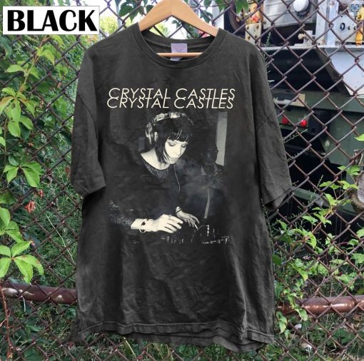 Crystal Castles Music Tour Shirt, 90s Crystal Castles Music Band Tee, Castles Alice Glass & Ethan Kath Tee, Doe Deer Song, Gift for Fans