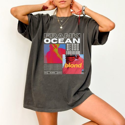 Frank Ocean Shirt, Oversized T Shirt, Frank Ocean BLOND, Frank Ocean Album Cover Merch, Graphic Tee, Black T Shirt, Unisex T Shirts, Blonde