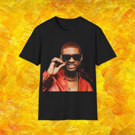 Usher Shirt Grillz! NEW Raymond, 90s R&B Hip Hop, Confessions, Concert Tour, Bootleg Rap, Aaliyah, Biggie, Jodeci, 21 Sava, MJ Blige, Eazy E