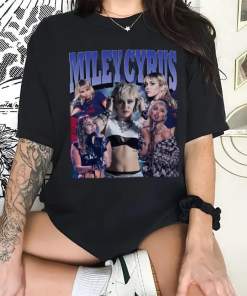 Miley Cyrus Vintage Graphic T-Shirt, Pop Culture…