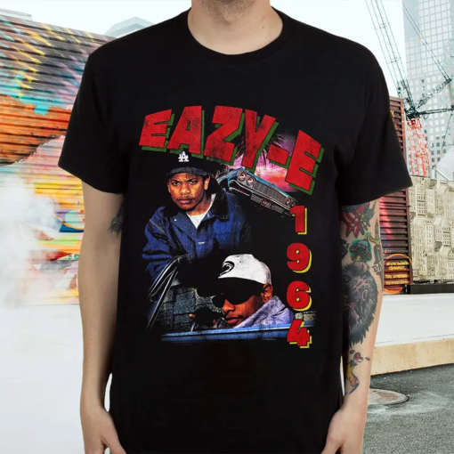 Eazy-E Vintage 90s T-Shirt, Rap HipHop T-Shirt – Unisex Heavy Cotton Rapper T-Shirt