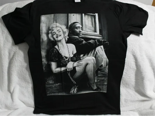 tupac shakur marilyn monroe legends 2pac hip hop rapper legend t-shirt shirt