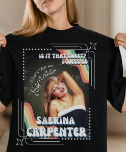 Sabrina Carpenter Espresso Colorful T-Shirt – Vibrant…