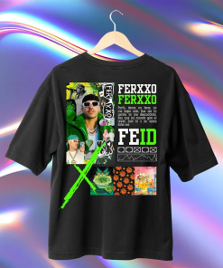 Feid Ferxxo t-shirt design. PNG Digital Retro,…