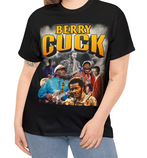 cuck berry vintage hiphop rap retro bootleg rap tees music band Tshirt Tee and Sweatshirt Womens, Mens