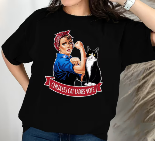 Kamala Shirt, Kamala Harris Shirt, This Childless Cat Lady is Voting Kamala, Kamala Harris 2024, President Harris 2024 Shirt