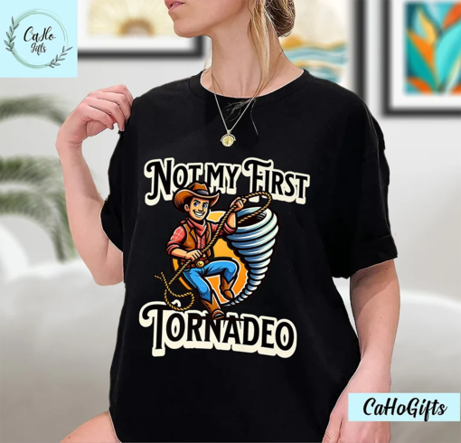 Not My First Tornadeo Twisters Glen Powell Shirt, Twisters Fans, Tornado Lover, Daisy Edgar-Jones, and Anthony Ramos, Gift for Weather Lover