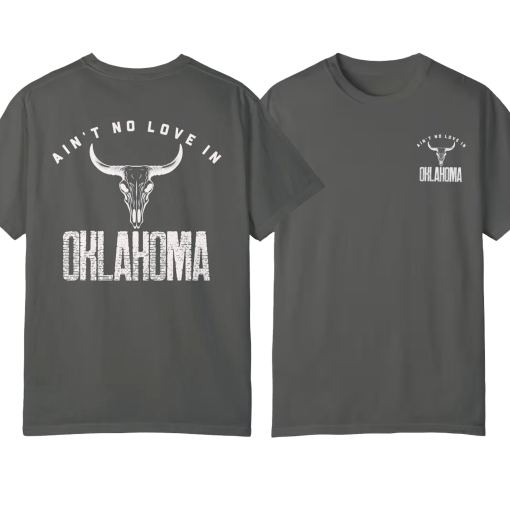 luke combs aint no love in oklahoma concert shirt, combs bullhead, luke combs 2024 tour shirt, cowboy combs, country music concert shirt