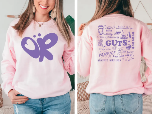 Olivia Rodrigo Guts World Tour Shirt, Guts Tour 2024 Shirt, Concert Shirt, Olivia Rodrigo Fans Shirt, Olivia Guts Merch