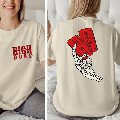 High Road Graphic Shirt, Koe Wetzel Jesse Murph,Koe Wetzel T-shirt, Cow Print Shirt, Birthday Gift Girl, Meme Shirt, Yellowbush Road Shirt,