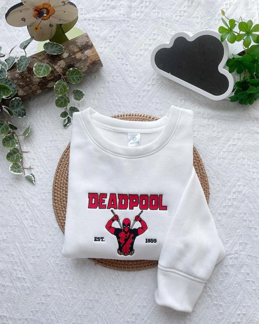 Deadpool & Wolverine Sweater, Marvel Heroes Pullover, Comic Book Sweatshirt, Superhero Jumper, Gift for Fan