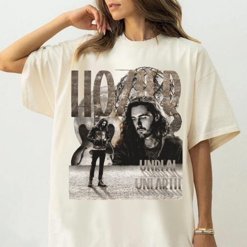 Hozier Tour 2024 Music Shirt, Hozier Unreal Unearth Tour Music Shirt, Hozier Tour Gift For Fan Unisex Shirt V1 0108OZ