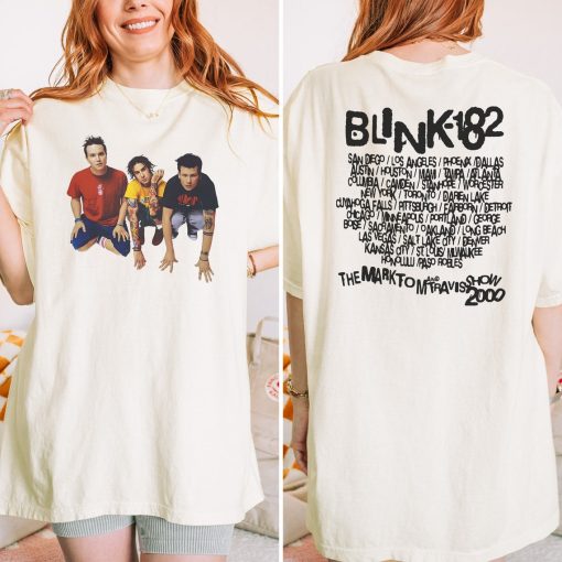 Comfort Colors® blink-182 Unisex T-Shirt, Rare Vintage 2000 Blink-182 Mark Tom & Travis Show, Blink-182 Shirt, Blink 182 Tour, Old Blink 182