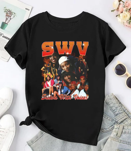 SWV Band Bootleg Shirt, Sisters with Voices 90s Vintage Shirt, Sisters with Voices Fan Gift, Sisters with Voices Merch, Swv Tour 2024 Shirt