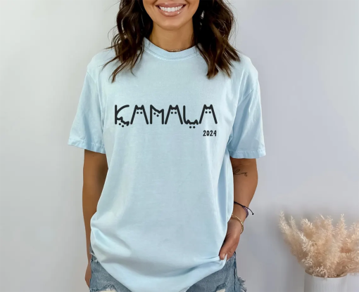 Kamala Cat Shirt – Childless Cat Ladies For Kamala – Cats For Kamala Tee – Comfort Colors Kamala Harris 2024 Tshirt