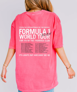 F1 WORLD TOUR 2024 Trendy F1 Shirt/Formula…