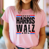 Cat Lady for Kamala Harris Walz 2024 Unisex T-shirt, Kamala for President.