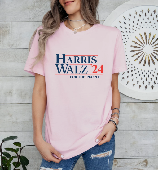 Harris Walz 2024 For The People Shirt,Kamala Harris VP Announcement Shirt,President Harris Election Campaign Tee,Election 2024 Tee,Harris 24