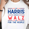 Harris Walz 2024 For The People Shirt,Kamala Harris VP Announcement Shirt,President Harris Election Campaign Tee,Election 2024 Tee,Harris 24