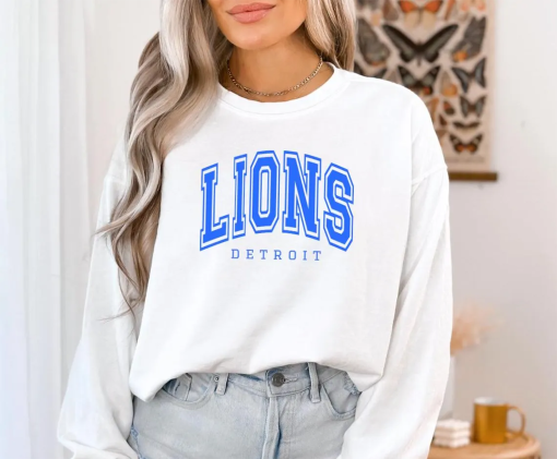 Lions sweatshirt, Detroit sweatshirt, football, oversized sweatshirt, unisex, gift