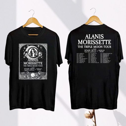 Alanis Morissette The Triple Moon Tour 2024 T-Shirt, Alanis Morissette Fan Gift, Alanis Morissette 2024 Tour Shirt, Alanis Morissette Merch