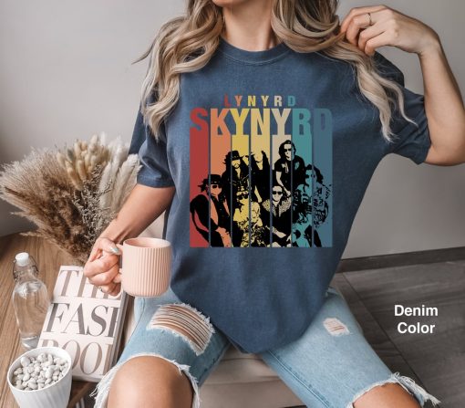 Lynyrd Skynyrd Retro Vintage Comfort Colors T-Shirt, Funny Lynyrd Skynyrd Shirt, Music Band Shirt, Gift Tee For You And Your Friends 2024