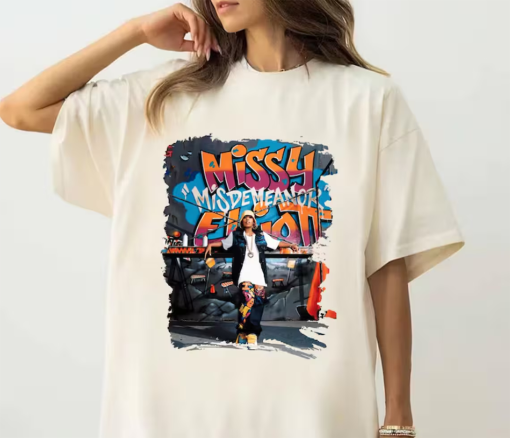 Missy Elliott T-Shirt, Unisex Shirt, Crewneck Cotton Short Sleeve Shirt, Music Tour Shirt 2024, Missy Elliott Clothing