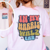 Comfort Colors® Kamala Harris Walz 2024 Shirt, Madam President Election T-shirt, Retro Voting Tee, Democrat Rally Gift For Liberal Voter