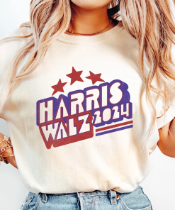 Harris Walz Shirt Retro Vibe Kamala Harris…