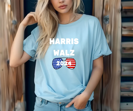 Harris Walz Tshirt, Harris 2024 Tee, Vote Harris Walz 2024, Kamala Harris 2024 T-shirt, Election, President, VP Walz tee, gift for her, him