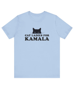 Cat Ladies For Kamala T-Shirt | Childless…