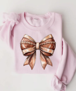 Cute Football Mama Sweatshirt, Coquette Bow Gift…