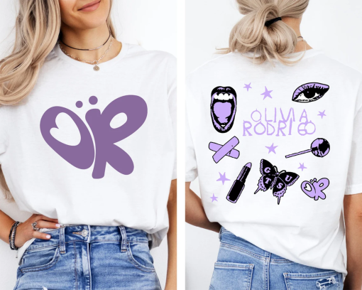 Olivia Rodrigo Guts Tour 2024 Shirt, Youth Olivia Rodrigo Shirt, The Guts World Tour 2024 Gift, Sour Tour Merch Shirts, Concert Outfit