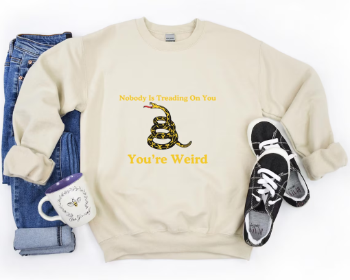 Empowering Anti-Trump “Nobody Is Treading On You – You’re Weird” T-Shirt, Anti Trump Tee, Kamala Harris for President, Vote Kamala TShirt