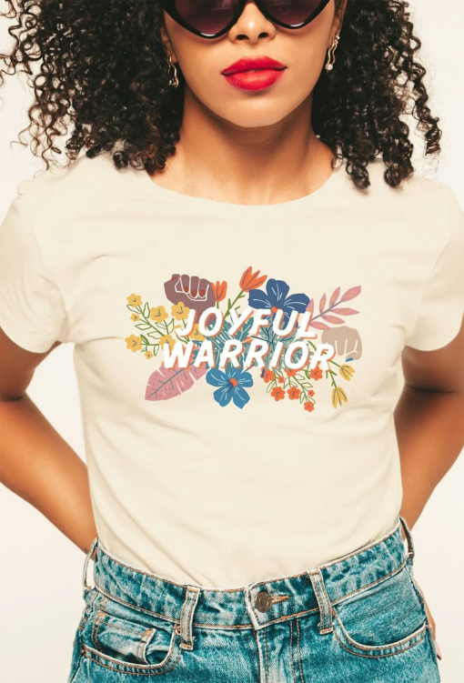 Joyful Warrior Kamala Harris shirt, Kamala Harris quote, Kamala floral shirt, Vote Blue shirt, I understand the assignment, Harris 2024