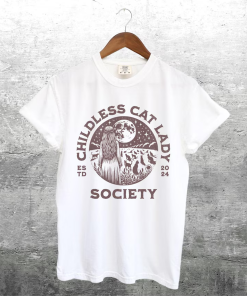 Childless Cat Lady Society Shirt, Childless Cat…