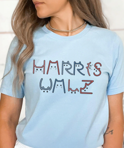 Harris and Walz Shirt Women, Cat Themed…