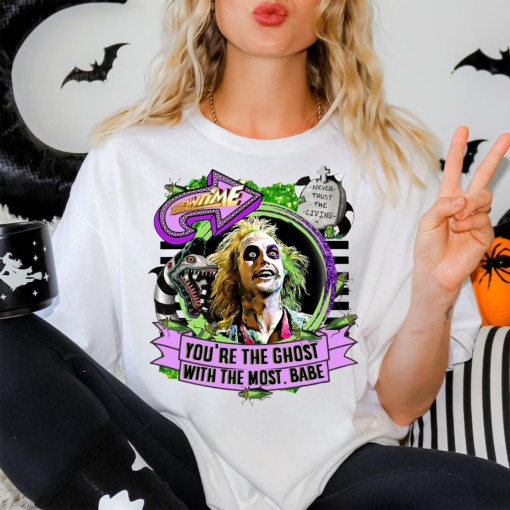 Beetlejuice Halloween T-Shirt, accidents happen tshirt Beetlejuice, Beetlejuice Movie Fan gift tee, Halloween Beetlejuice movie shirt