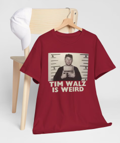 Walz Is Weird, Tim Walz Mugshot Shirt,…