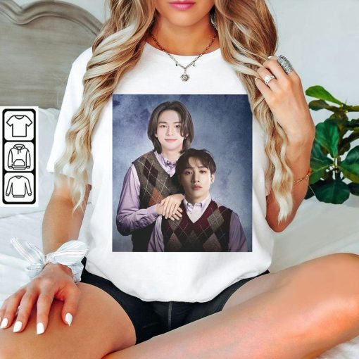 BlvckStyle Hwang Hyunjin Bang Chan Kpop Shirt, Stray Kid Step Bros Funny Kpop Gift Fan 90s Bootleg Unisex Shirt, Hoodie, Sweatshirt