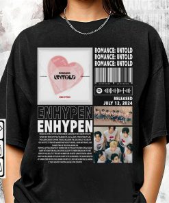 BlvckStyle ENHYPEN Shirt, Romance Untold Album Vintage,…