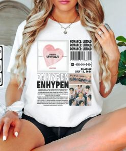 BlvckStyle ENHYPEN Shirt, Romance Untold Album Vintage,…