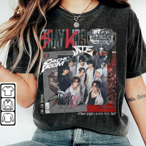 Blvckstyle Retro Stray Kids ATE Album Shirt, Stray Kids ChkChkBoom Kpop Unisex Shirt, Hoodie, Sweatshirt