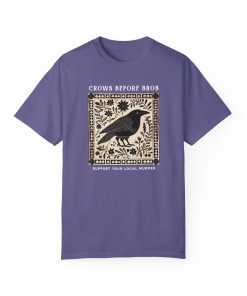 COMFORT COLORS Crows Before Bros T-Shirt, Support…