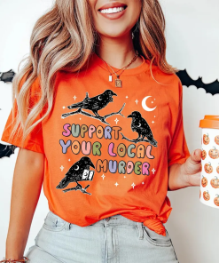 Funny A Murder Of Crow Shirt, Support…