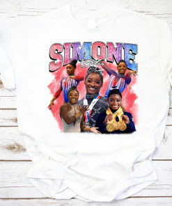 Simone Biles Bootleg Shirt, Gymnast Atlet Vintage…