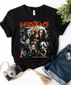 Ghost Face Halloween Comfort Colors Shirt, Halloween…